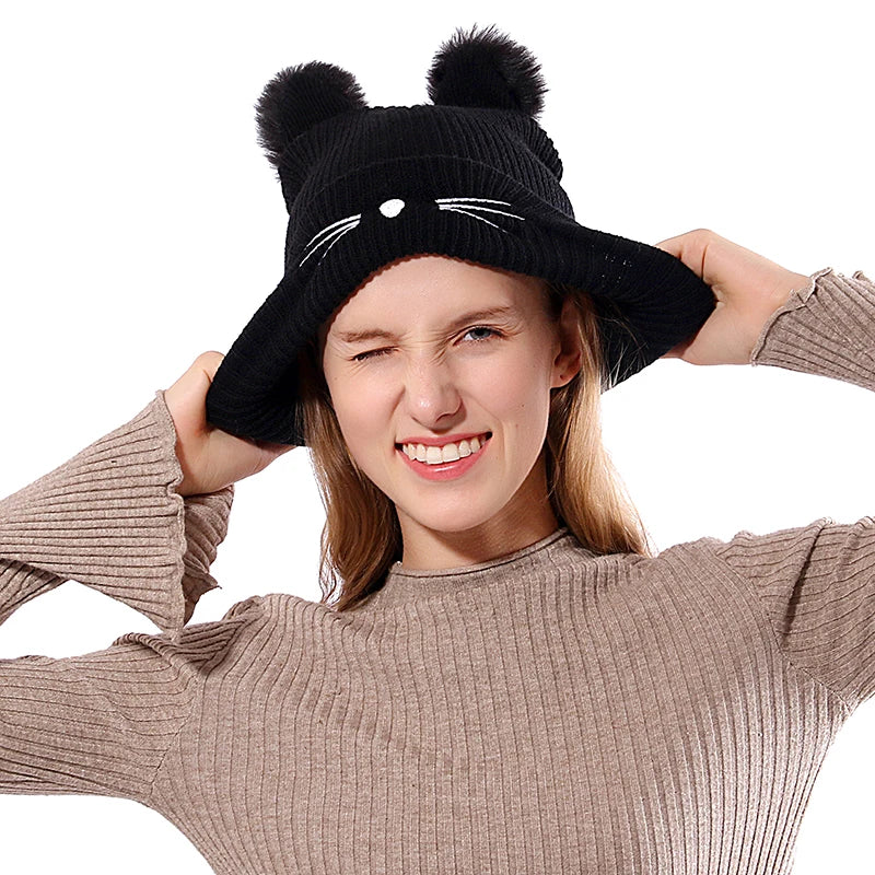 Cute Warm Cat Ear Beanie