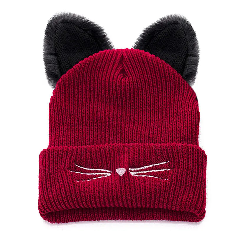 Cute Warm Cat Ear Beanie