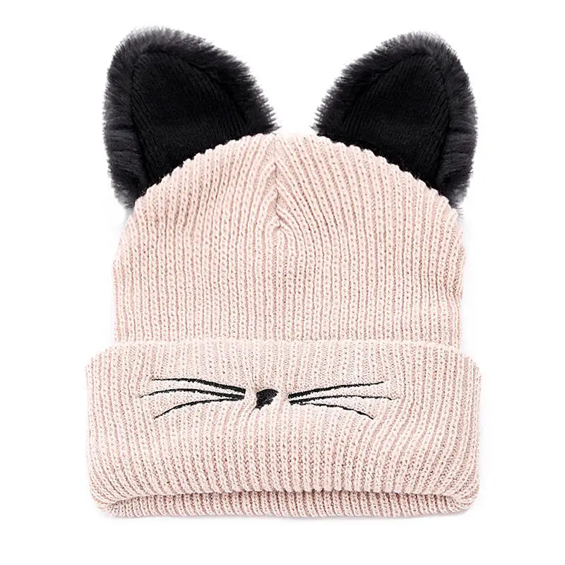 Cute Warm Cat Ear Beanie