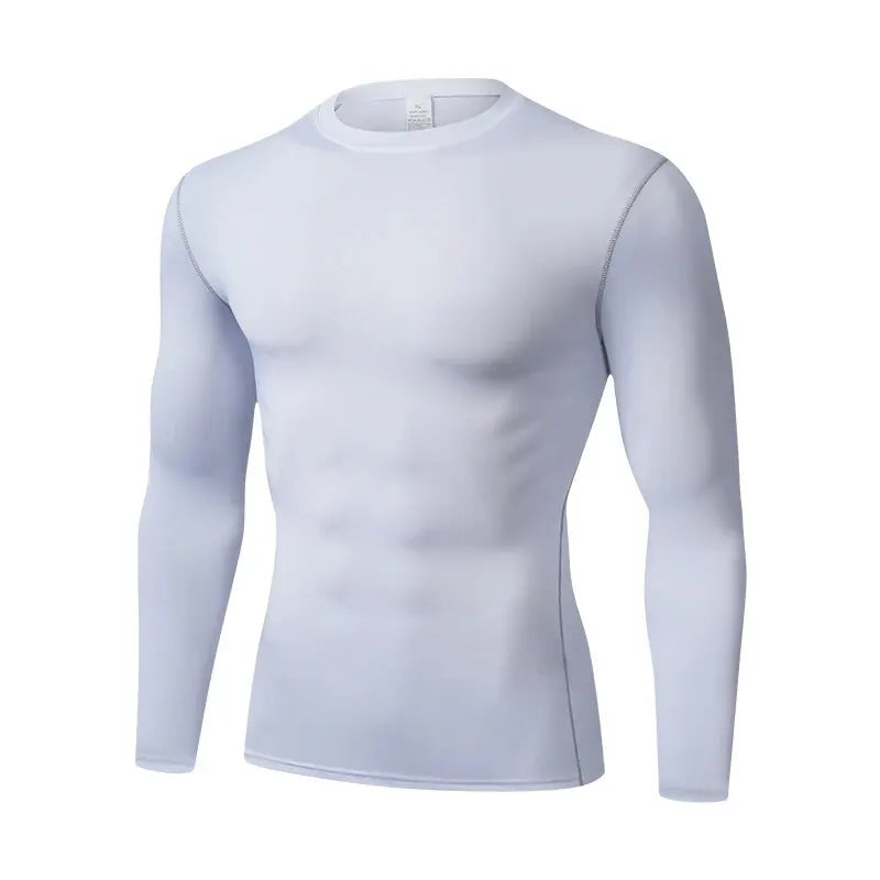 Longe Sleeve Compressed Gym Shirt