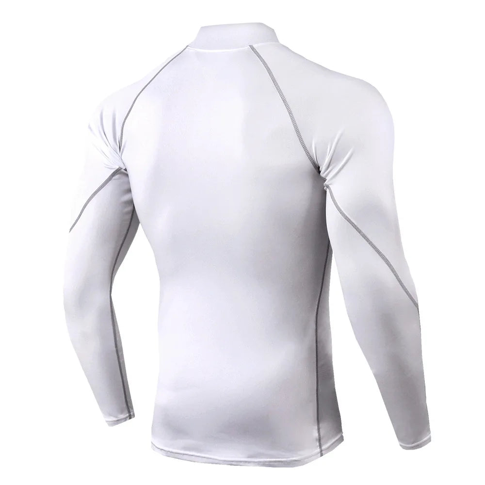 Flexible Long Sleeve Compressed Gym Shirt