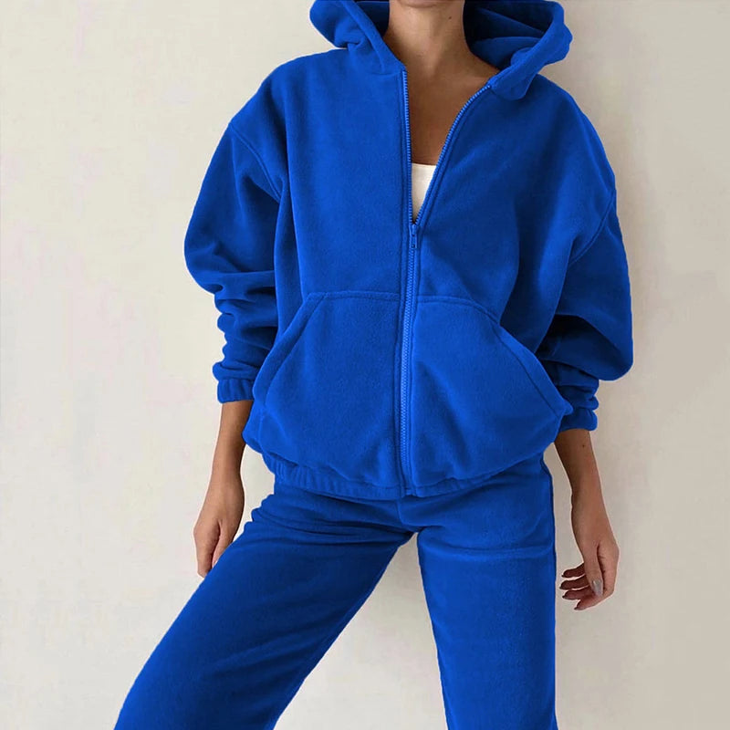 Womens Oversized 2 Piece Tracksuit