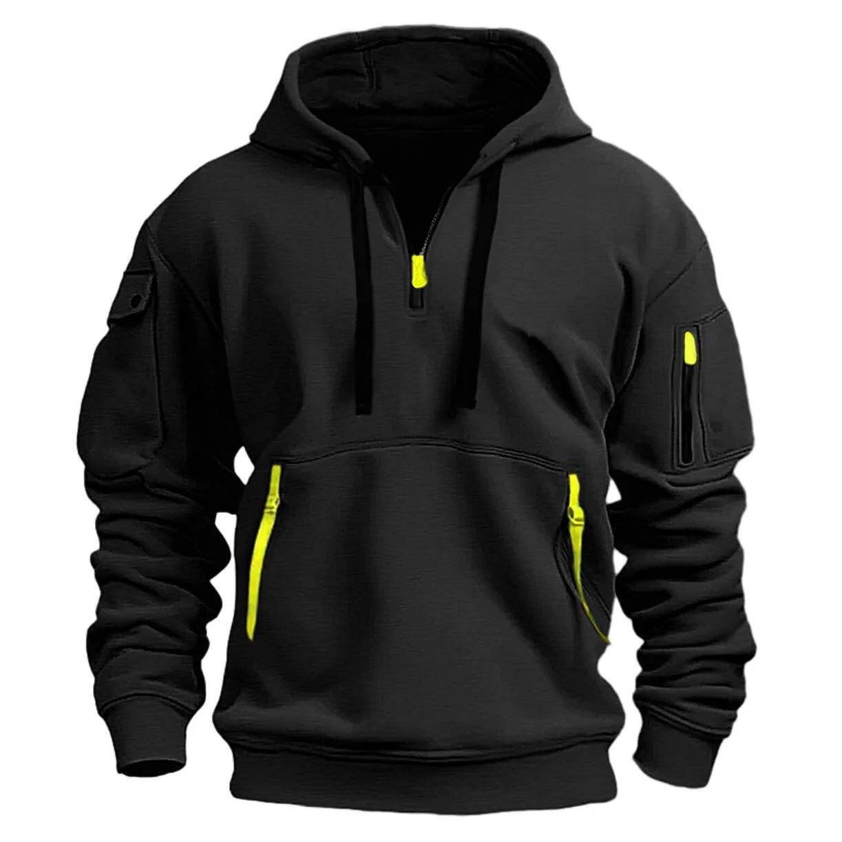 Multi Pocket Zipper Hoodie