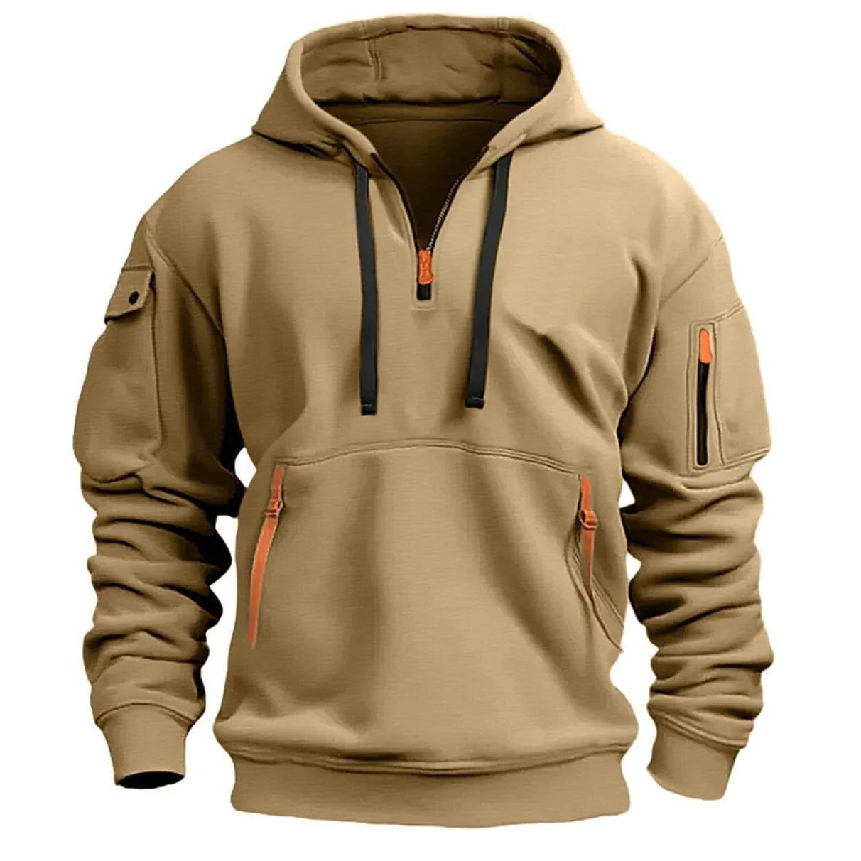 Multi Pocket Zipper Hoodie