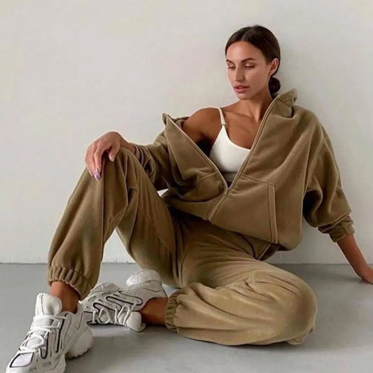 Womens Oversized 2 Piece Tracksuit