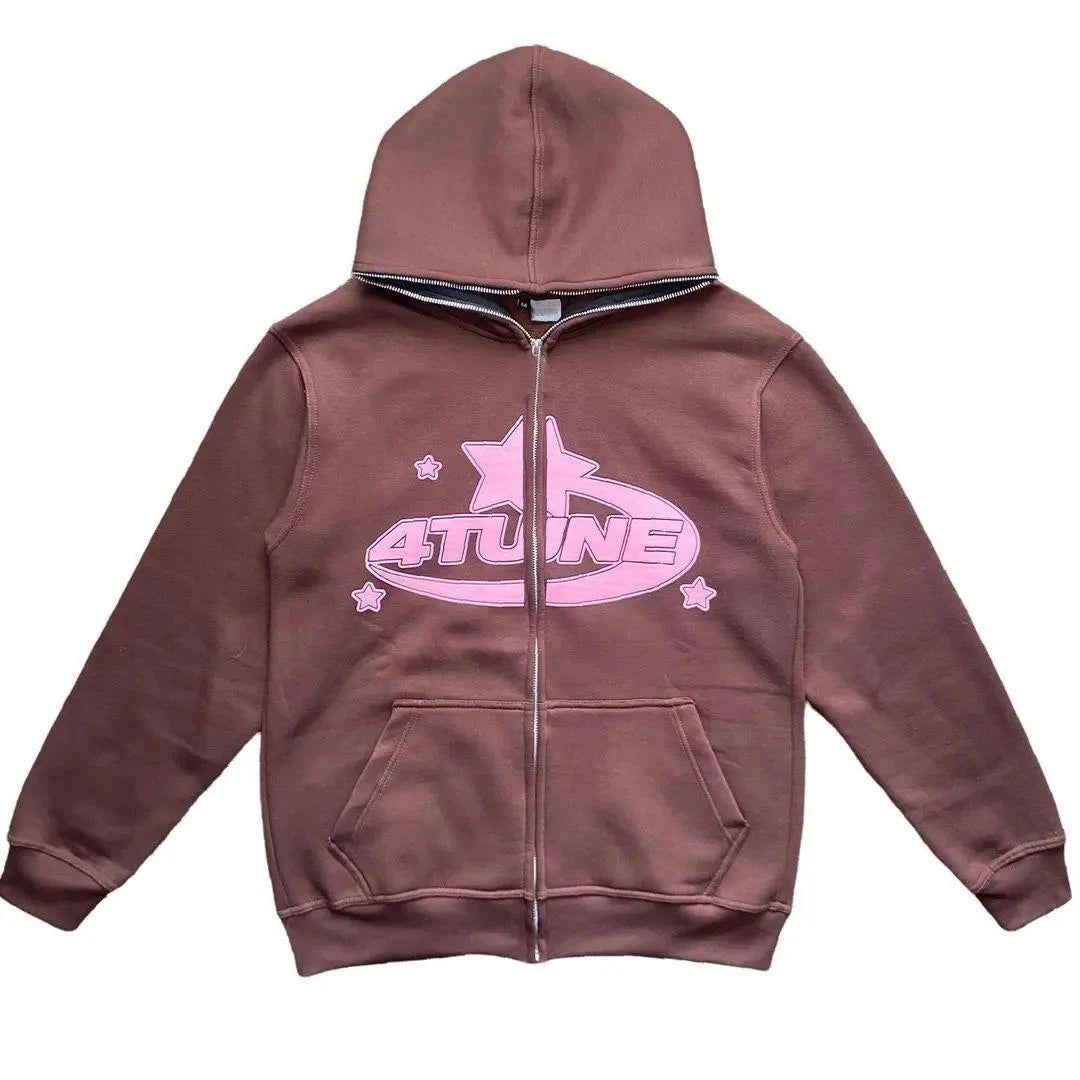 Y2K Zip Up Hoodie