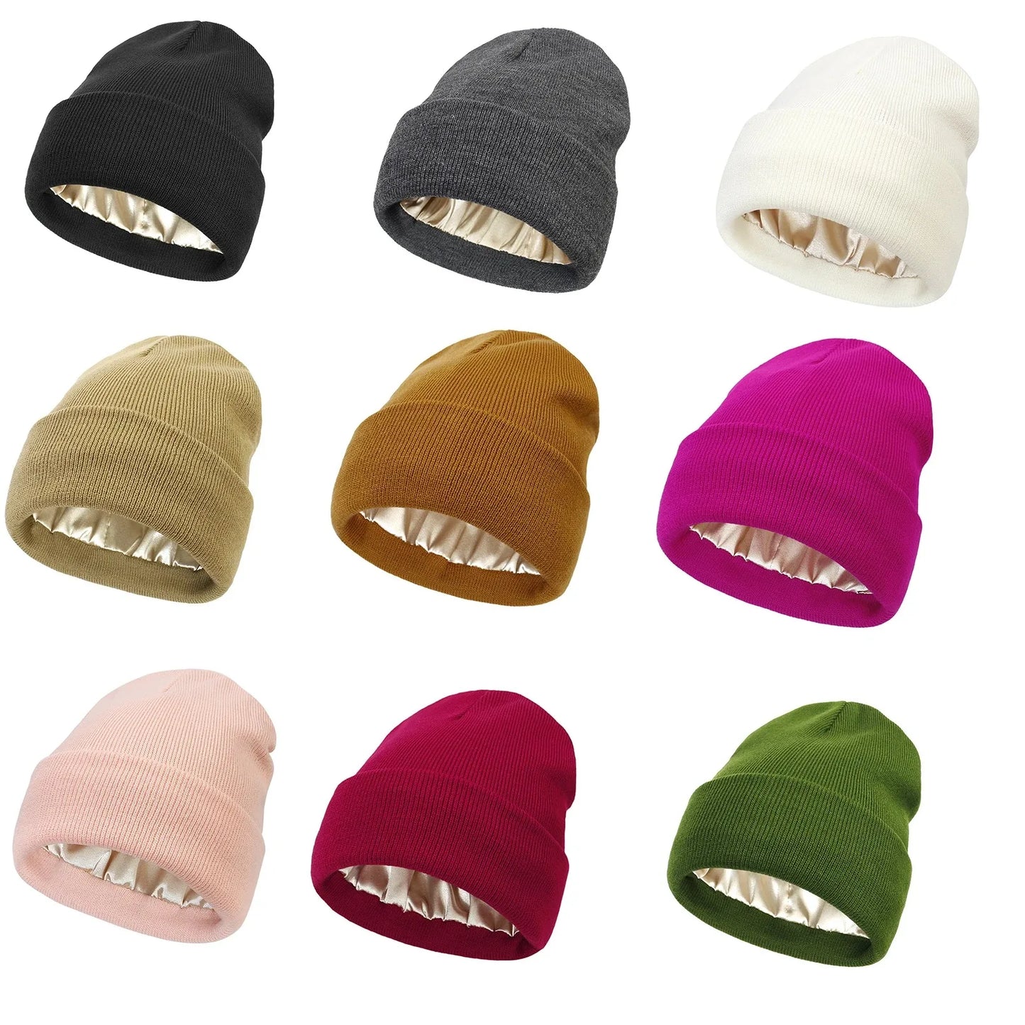 Satin Lined Anti Static Beanie