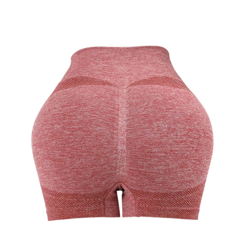 Womens Yoga High Waist Workout Shorts