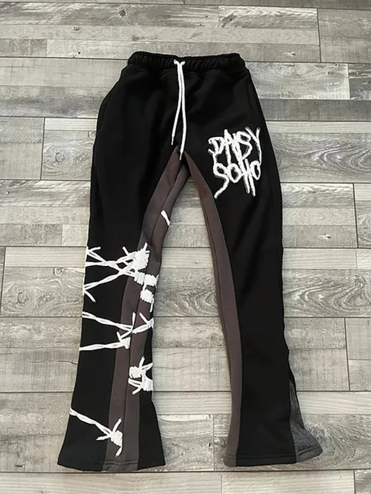 Y2K Print Hoodie-Pants