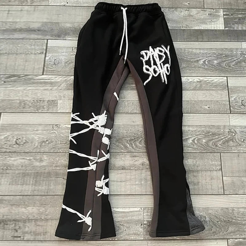 Y2K Print Hoodie-Pants