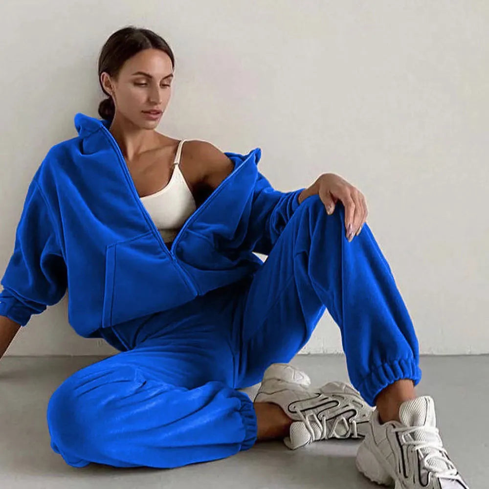 Womens Oversized 2 Piece Tracksuit