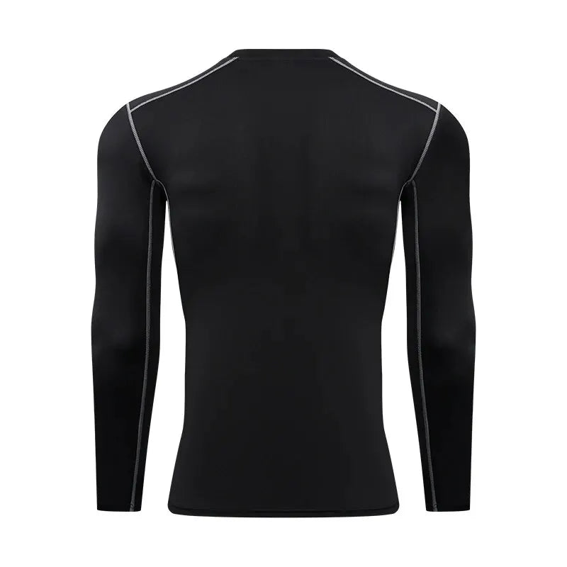 Longe Sleeve Compressed Gym Shirt