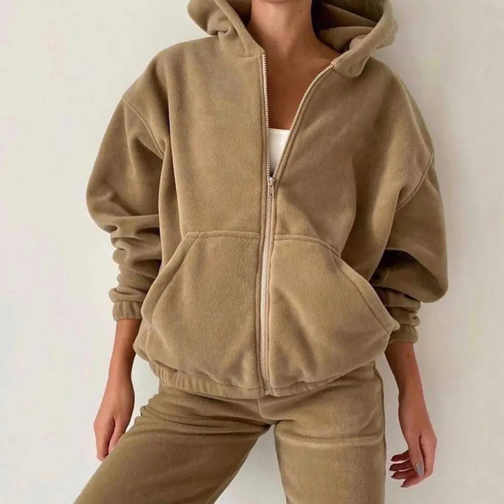 Womens Oversized 2 Piece Tracksuit