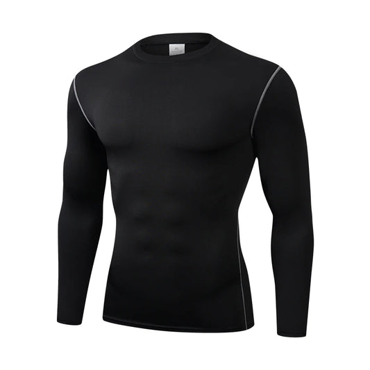 Longe Sleeve Compressed Gym Shirt