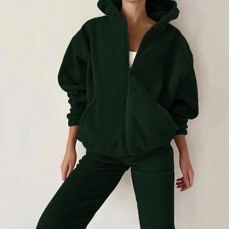 Womens Oversized 2 Piece Tracksuit