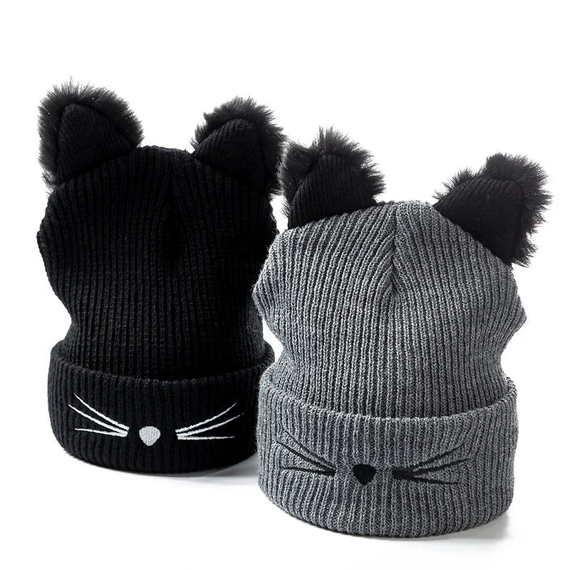 Cute Warm Cat Ear Beanie