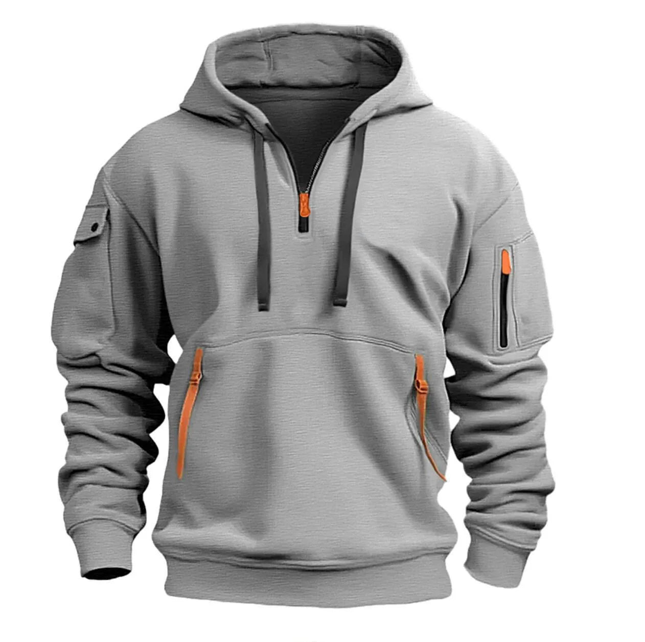 Multi Pocket Zipper Hoodie