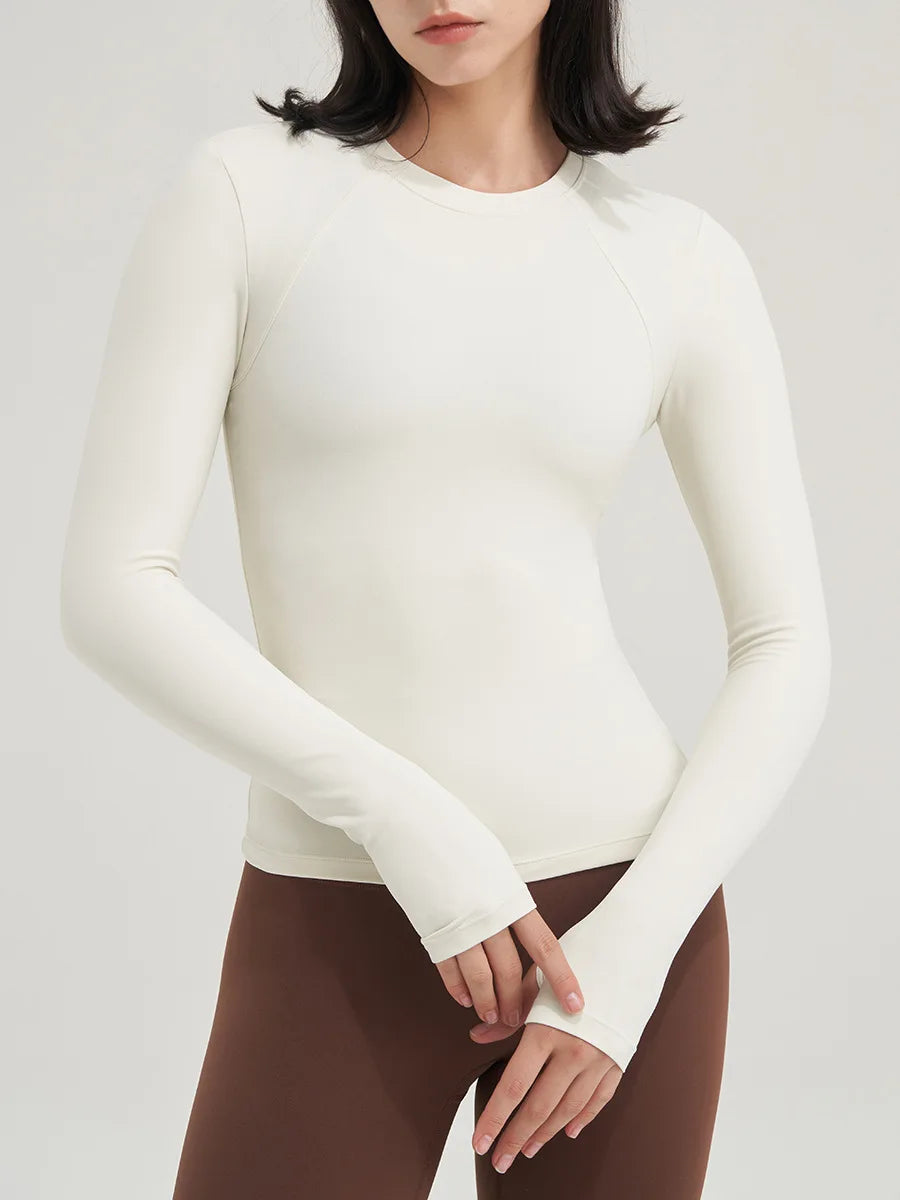 Womens Long Sleeve Yoga Top