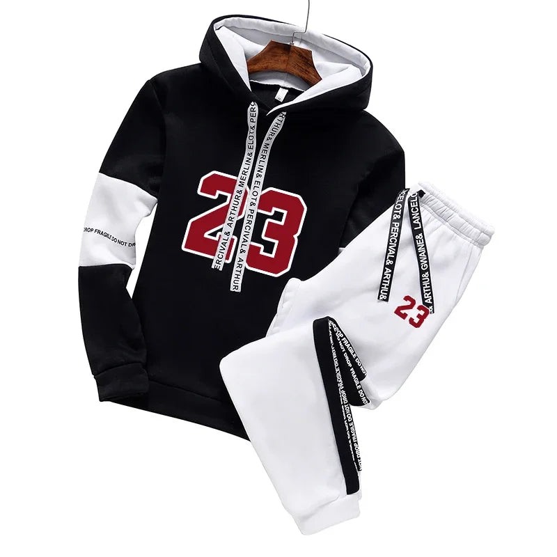 2pc Jersey Hoodie/Pants Set